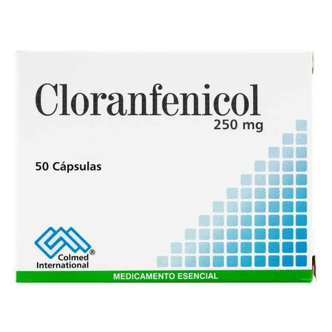 Cloranfenicol 250 Mg 50 Capsulas