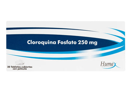 Cloroquina 250 Mg 20 Tabletas Hp