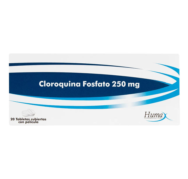 Cloroquina 250 Mg 20 Tabletas Hp