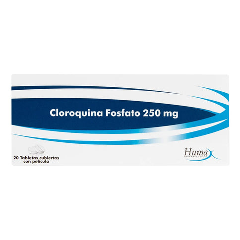 Cloroquina 250 Mg 20 Tabletas Hp