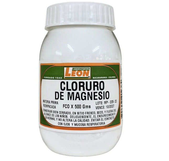 Cloruro De Magnesio 500 Gr Leon