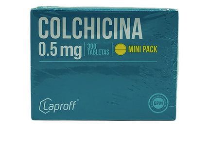 Colchicina 0.5 Mg 300 Tabletas