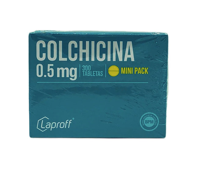 Colchicina 0.5 Mg 300 Tabletas