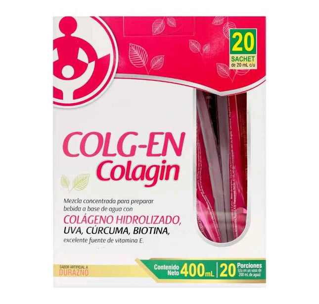 Colágeno Hidrolizado Colg-en Colagin 20 Sobres 20 Ml