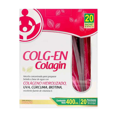 Colágeno Hidrolizado Colg-en Colagin 20 Sobres 20 Ml
