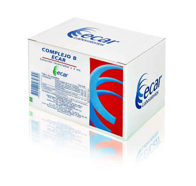 Complejo B 2 Ml 25 Ampollas Ecar