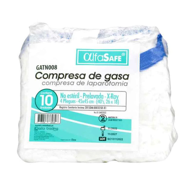 Compresa Alfa 45X45 No Esteril 10 Und