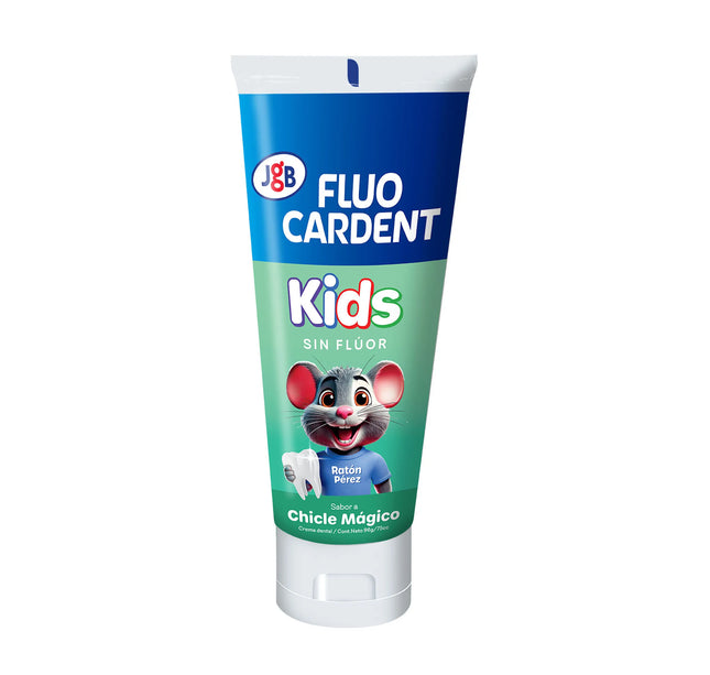 Crema Dental Fluocardent Kids Sin Flúor Ratón 96 Gr