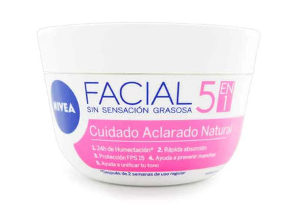 Crema Nivea Cuidado Facial Tono Natural 100 Ml