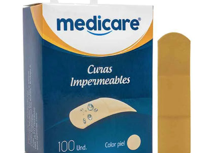 Curas Medicare Color Piel 100 Unidades