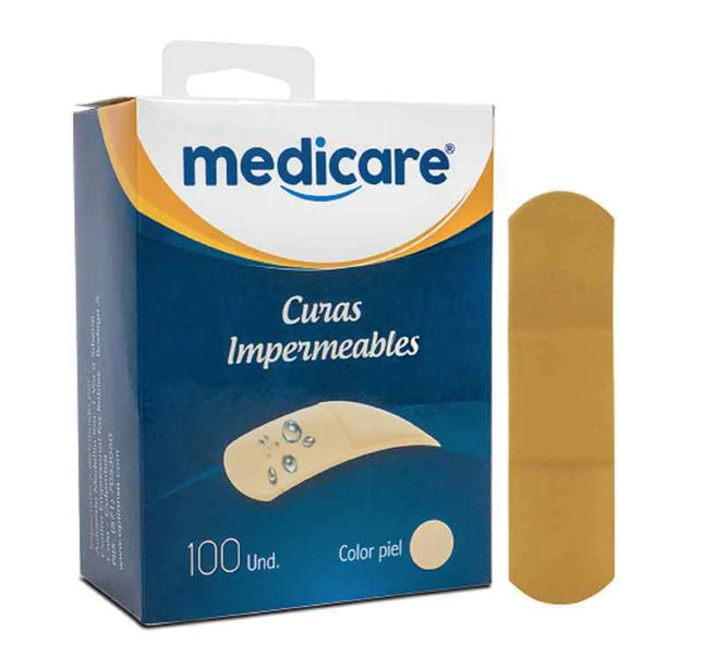 Curas Medicare Color Piel 100 Unidades