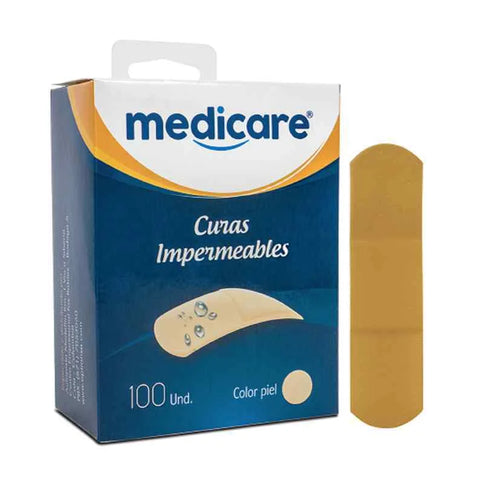 Curas Medicare Color Piel 100 Unidades