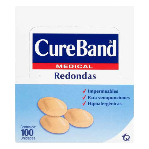 Curas Cure Band Redondas Pleg 100Und