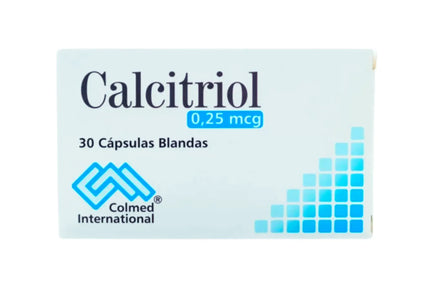 Calcitriol 0.25 Mcg 30 Capsulas