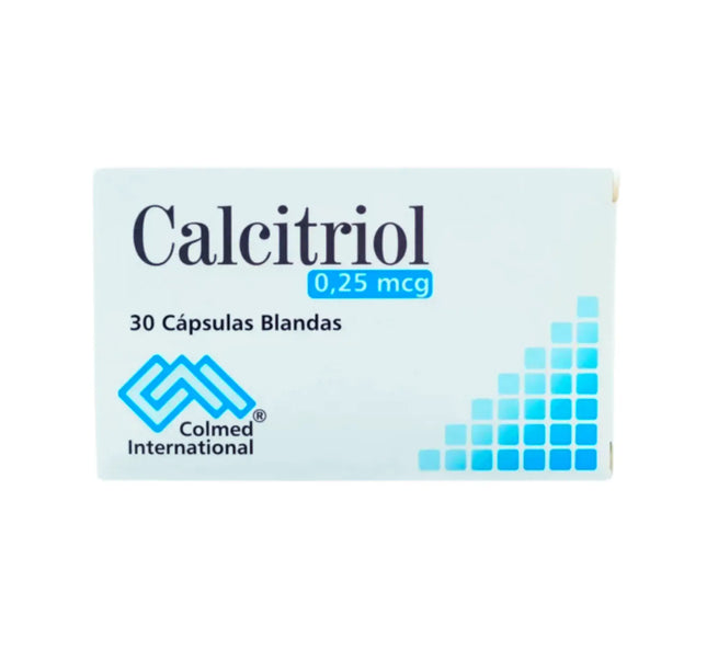Calcitriol 0.25 Mcg 30 Capsulas
