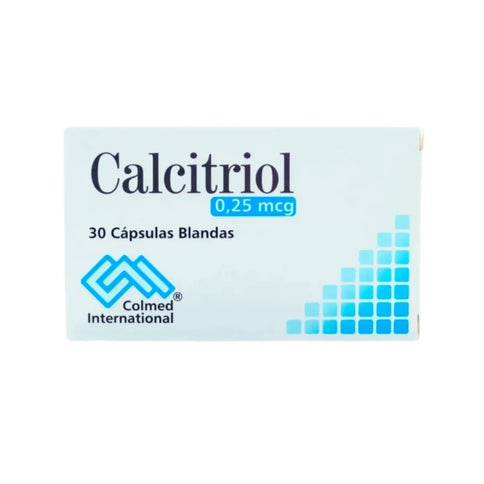 Calcitriol 0.25 Mcg 30 Capsulas