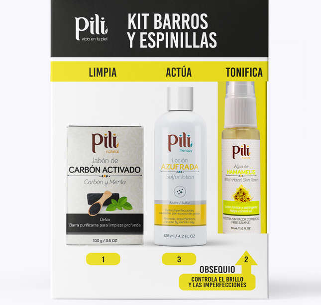 Kit Barros Y Espinillas