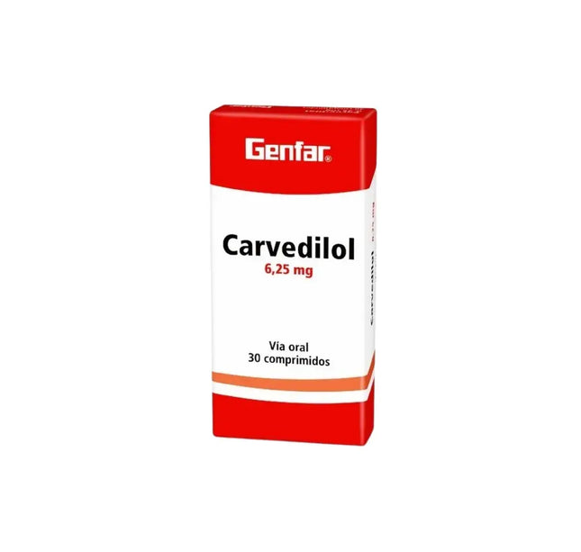 Carvedilol 6.25 Mg 30 Tb Gf