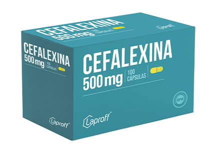 Cefalexina 500 Mg 100 Capsulas