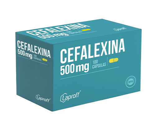 Cefalexina 500 Mg 100 Capsulas