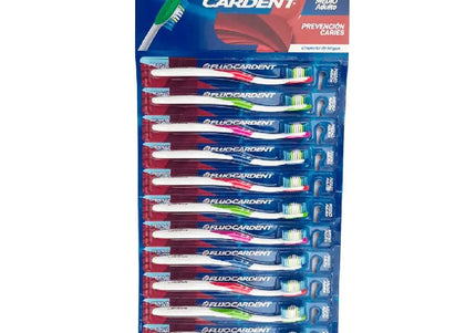 Cepillo Fluocardent Prevención Caries Adul X 12 Unidades