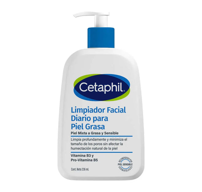 Cetaphil Limpiador Facial Piel Grasa 236Ml