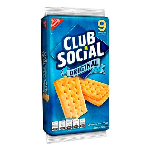 Galleta Club Social 9 Paquetes