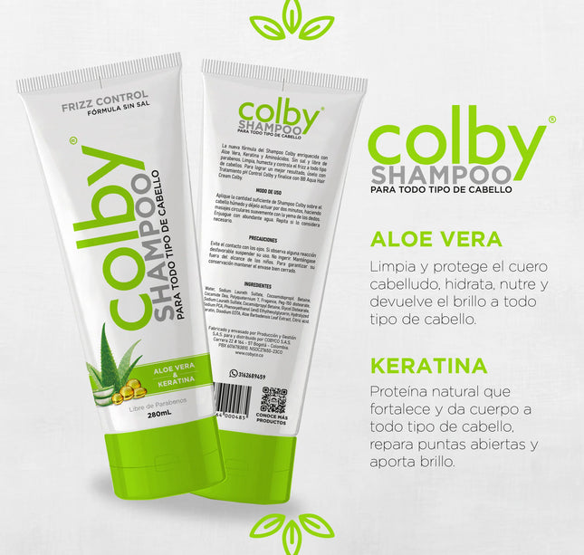 2 Shampoo Colby Sin Sal 280 Ml