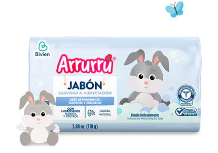Jabón Arrurru Suavidad Humectación 110 Gr