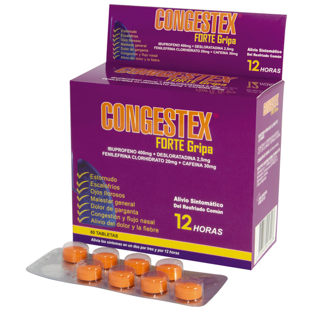 Congestex Forte 80 Tabletas