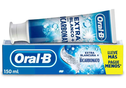 Crema Oral B Extra Blancura Con Bicarbonato 150Ml