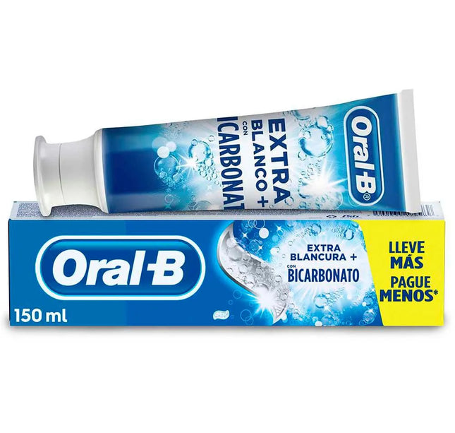 Crema Oral B Extra Blancura Con Bicarbonato 150Ml