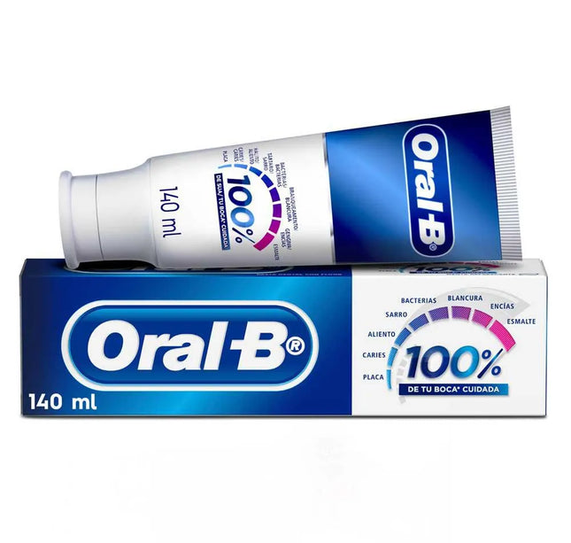 Crema Dental Oral B 100% 140 Ml