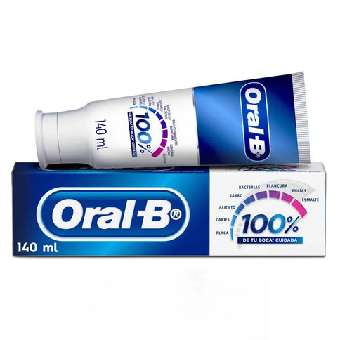 Crema Dental Oral B 100% 140 Ml