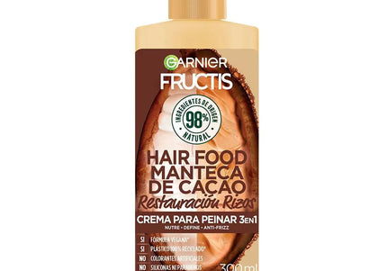 Crema Para Peinar Fructis Hair Food Cacao 300 Ml