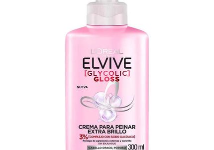 Crema Peinar Elvive Glycolic Gloss 300 Ml