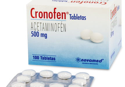 Acetaminofen Cronofen 500 Mg 100 Tbs