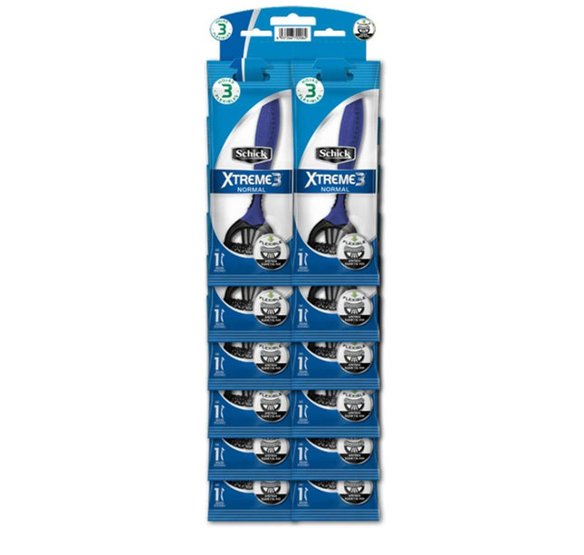 Maquina Schick Xtreme-3 Piel Normal 12 Und