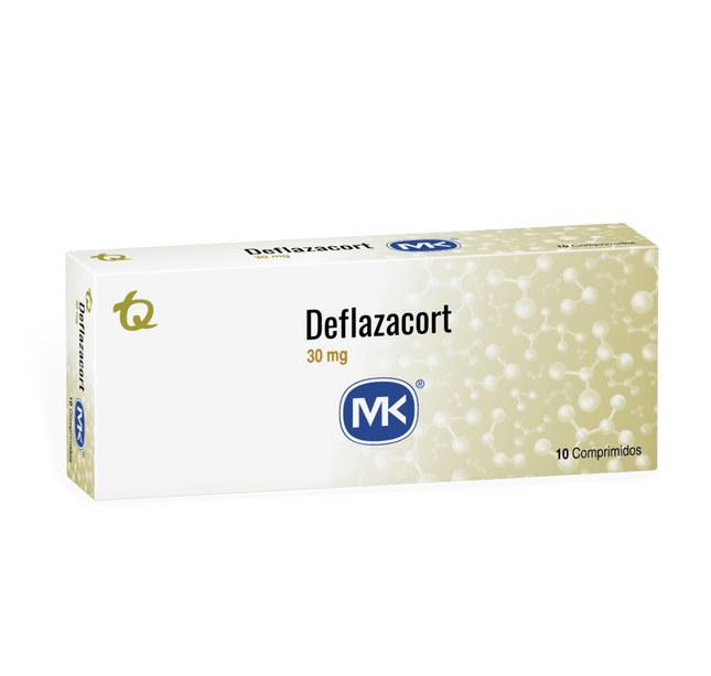 Deflazacort 30 Mg 10 Tabletas Mk