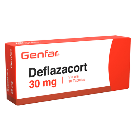 Deflazacort 30 Mg 10 Tabletas Gf
