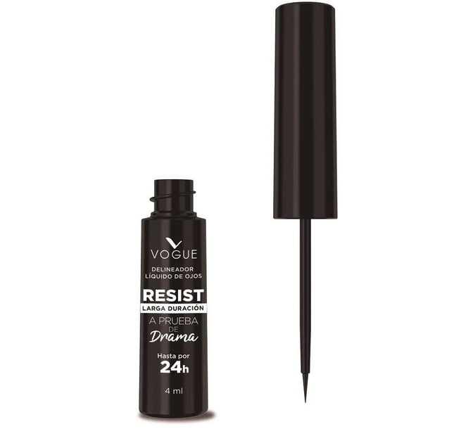 Delineador Ojos Liquido Resist Negro 4Ml