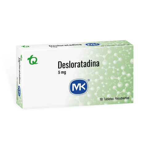 Desloratadina 5 Mg 10 Tabletas Mk