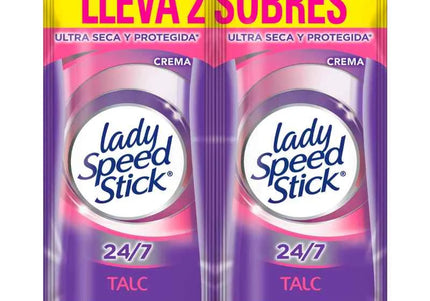 Desodorante Lady Speed Talc Crema Duo 9Gr 18 Sbs
