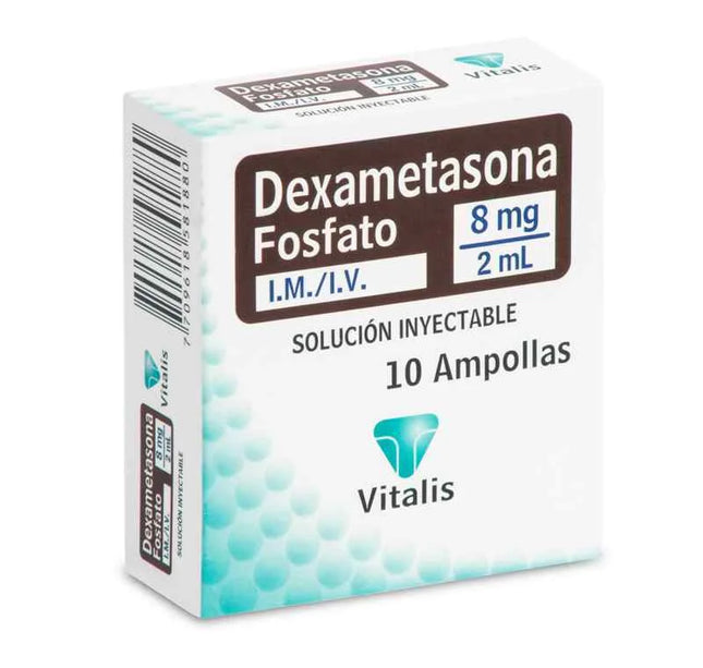 Dexametasona 8 Mg/2 Ml 10 Amp Vt