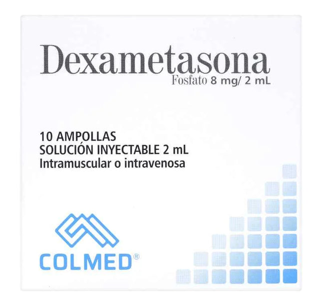 Dexametasona 8 Mg 2 Ml 10 Ampollas
