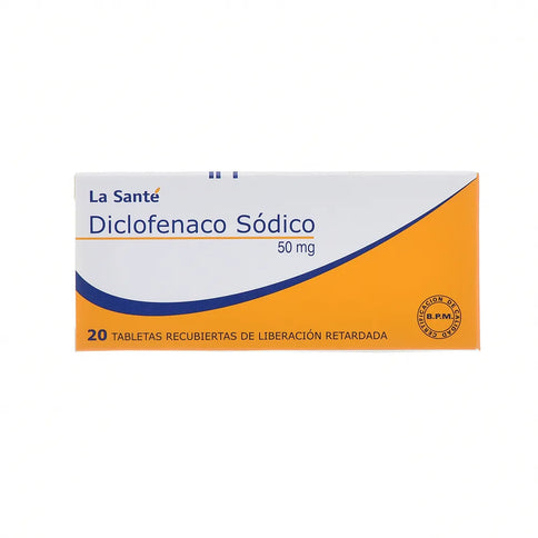 Diclofenaco 50 Mg 20 Tabletas LS