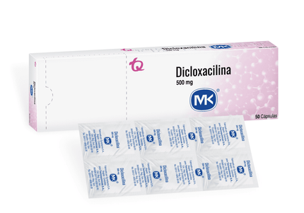 Dicloxacilina 500 Mg 50 Capsulas Mk