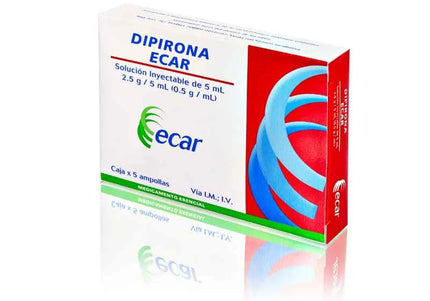 Dipirona 5 Ml 5 Ampollas Ecar