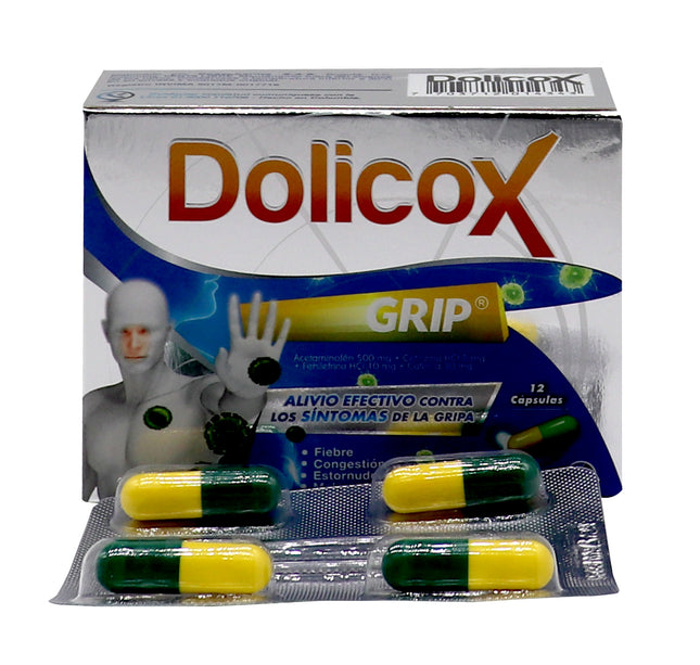 DOLICOX GRIP CAJA 12 CAPSULAS COA