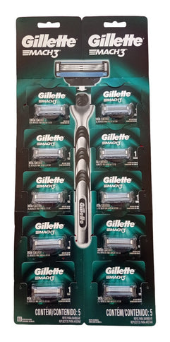 Repuesto Gillette Mach3 Ristra 10 Unds